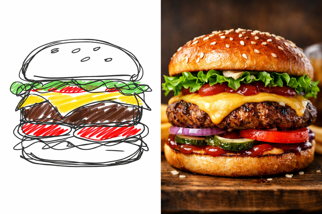 Fotografia Gastronômica Virtual: Economizando Milhares com Sessões de Fotos Ultra-Realistas Usando IA